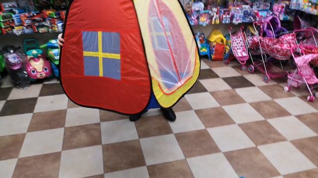 Как сложить детскую палатку быстро! смотреть онлайн