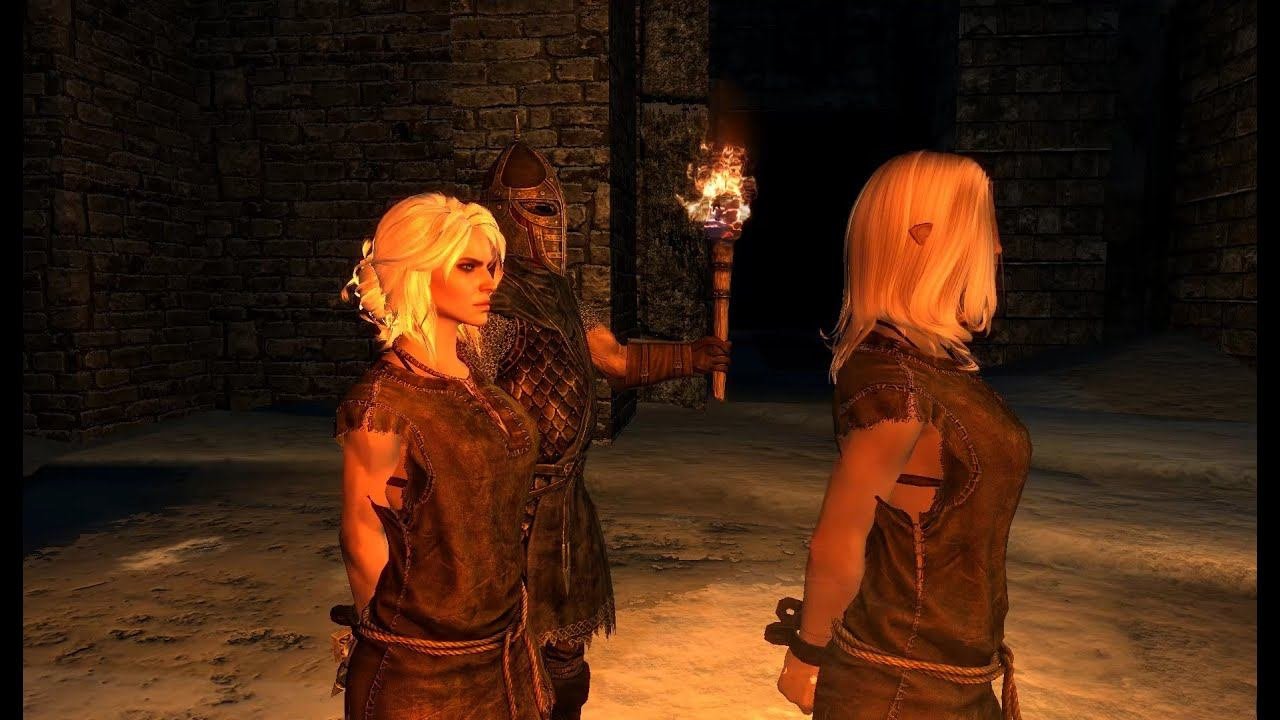 Тюрьма Клюв Ворона.  Конфликт Цири и Эредина