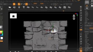 04 Zbrush Sculpting Stone Wall