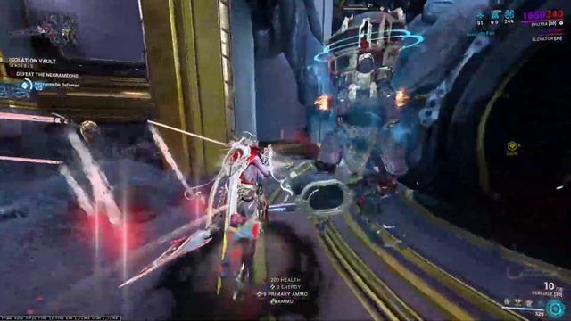 Warframe: Destroy Isolation Vault Guardians with Perigale смотреть онлайн