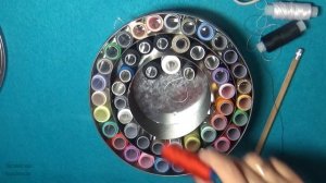 Органайзер для ниток своими руками. Шкатулка для ниток. Органайзер. Needlework.
