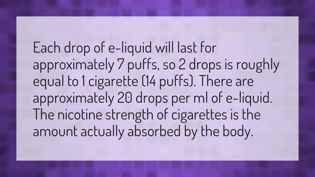 How many puffs of a vape is equal to a cigarette? смотреть онлайн