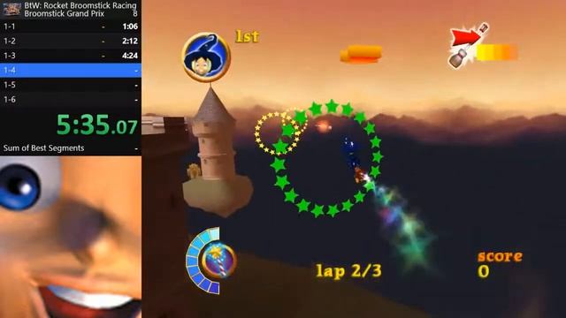 Billy the Wizard: Rocket Broomstick Racing (PC) - Broomstick Grand Prix - 11:03 [WORLD RECORD] смотреть онлайн