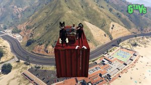 GTA 5 CARTOON DOG VS GTA 5 CARTOON CAT - WHO IS BEST?