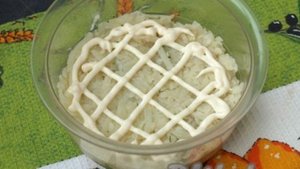 Рецепт салата Грибная поляна с корейской морковью