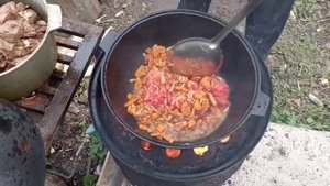 ТУШЁНЫЕ РЁБРЫШКИ С ОВОЩАМИ.