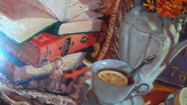 Картина "Чайный натюрморт" Размеры: 600х800 смотреть онлайн