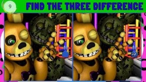 FNAF Spot The 3 Difference (Only One Quiz) Eps #3 - Find The Three Difference FNAF Puzzle