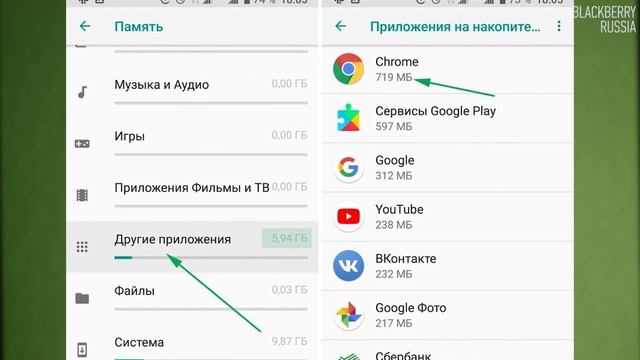 Как очистить кэш на BlackBerry смотреть онлайн