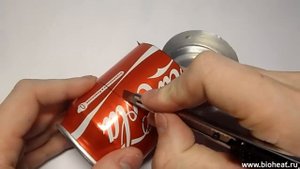 Как сделать горелку. Опыт №2. Открытый тип. (Alcohol stove #2)