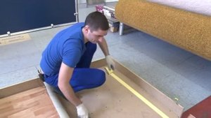 Мастер-класс по укладке линолеума от компании Половик