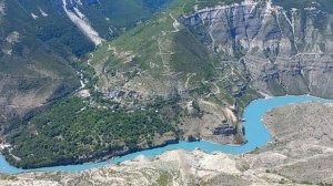 Сулакский каньон. Смотровая площадка в посёлке Дубки