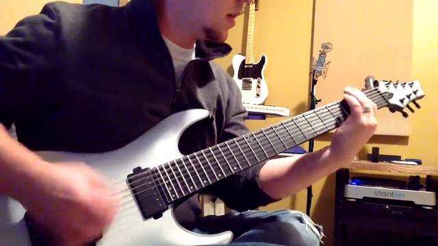 Arend Raby: "Kitten" playthrough Schecter KM7 (metal) смотреть онлайн