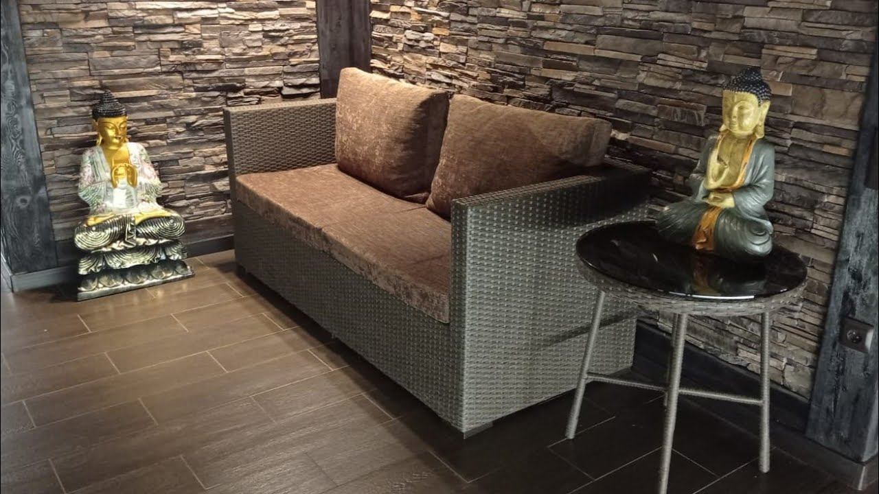 Диван из искусственного ротанга. часть 1. смотреть онлайн