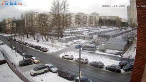 Пример записи с уличной WiFi камеры 3Мп c LED подсветкой Ps-Link XMS30