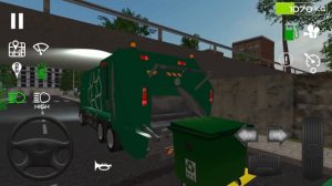 Купил новый мусоровоз. Работаю на мусоровозе. Собираю мусор. Trash Truck Simulator.