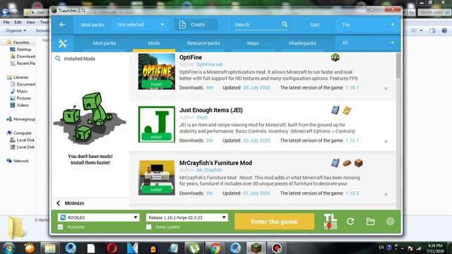 How To Install Mods In Minecraft Tlauncher 1.16.1 (2020) смотреть онлайн