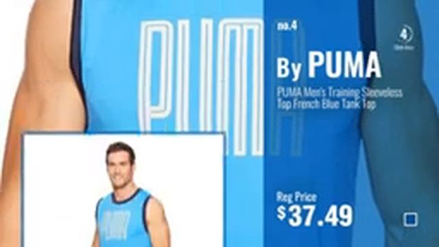 Puma Tank Tops [ Winter 2018 ]: PUMA Men's Energy Sleeveless Tee Toreador Tank Top смотреть онлайн