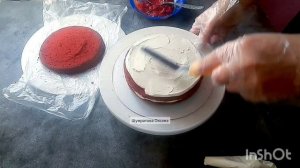 сборка торта "Красный бархат"