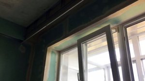 Гениальные Строители :монтаж короба под натяжной потолок ДоИ После