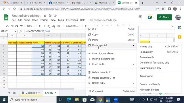How to create Marksheet in Google Sheet | Cloud Computing | GIT Education смотреть онлайн