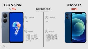 Asus Zenfone 9 vs iPhone 12 mini