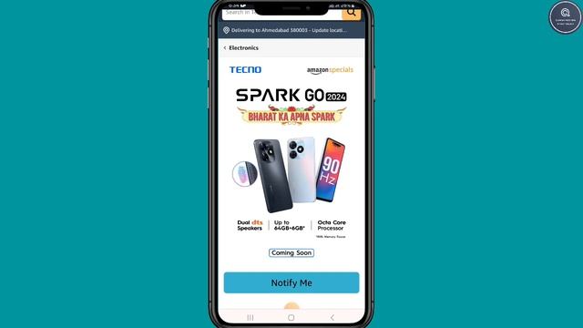 Tecno Spark Go 2024 Coming Soon In Amazon.