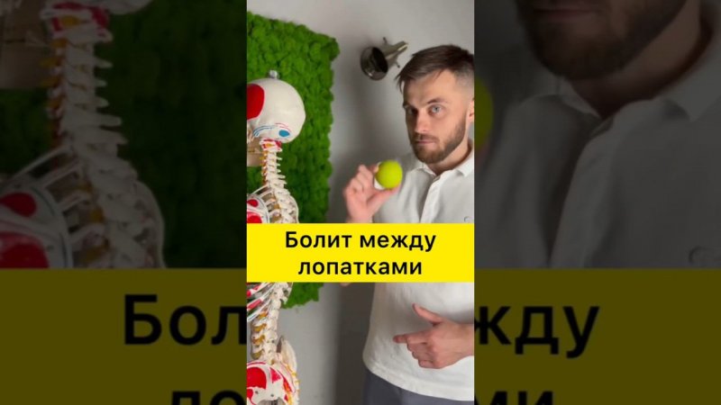 ✅БОЛИТ МЕЖДУ ЛОПАТКАМИ, ЧТО ДЕЛАТЬ?⭕️Если остались вопросы, пиши! #массаж #больвспине