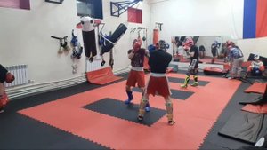 Кикбоксинг / Работа в парах / Лоукик