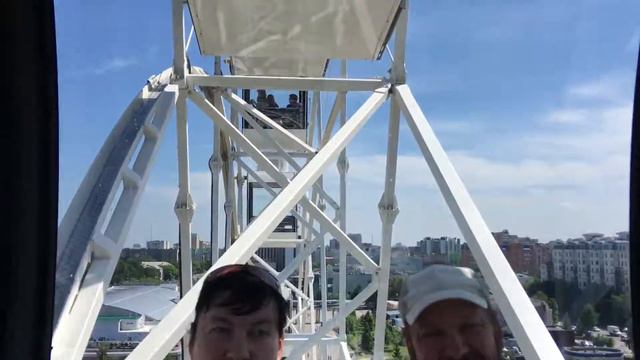 Впервые на новом колесе обозрения. г. Тюмень смотреть онлайн