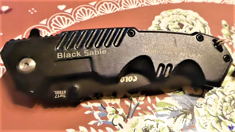 Складной нож Black Sable (чёрная сабля) - качественный недорогой нож из Китая (с Алиэкспресс).