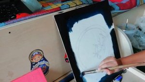 РИСУЕМ КАРТИНУ НА ХОЛСТЕ!!! НАСТОЯЩИМИ МАСЛЯНЫМИ КРАСКАМИ!