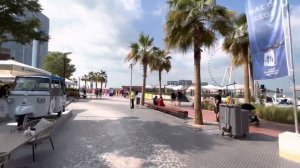 #Dubai #JBR Beach ? | Marina Beach ? | JBR Promenade | heart of the Walk | Beach ? Walk.