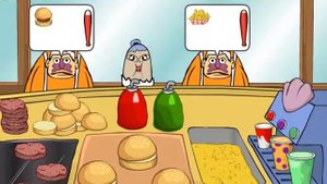 Игра Губка Боб готовит крабсбургеры онлайн