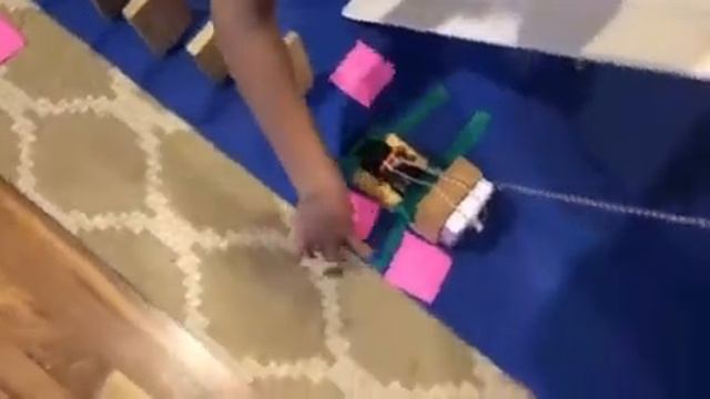 Sara’s Rube Goldberg project for 5th grade