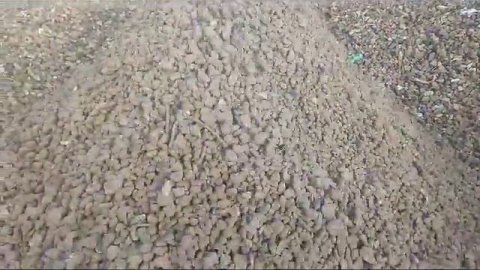 Снос здания и дробление отходов сноса