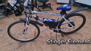 Электрификация велосипеда Stinger Element