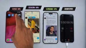 S23 Ultra vs iPhone 14 Pro Max/14 Plus: Battery Life DRAIN Test!