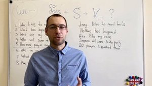 Английский с нуля. Вопросы к подлежащему.