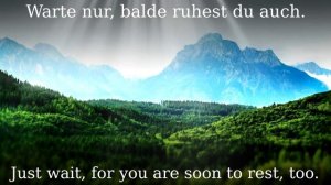 Über allen Gipfeln ist Ruh [German ballade][+English translation]