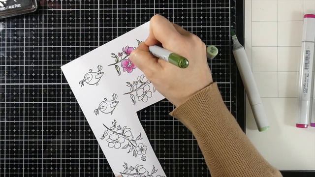Slimline Tall Heart Trio Die with Trinity Stamps