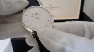 Часы Vacheron Constantin Patrimony в корпусе из белого золота! Полный обзор!