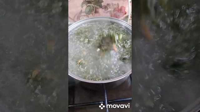 Зелёный борщ?/Первый суп в новом году/Дома вкусно!) #простаяеда #зеленыйборщ  #рецепт #едавдеревне