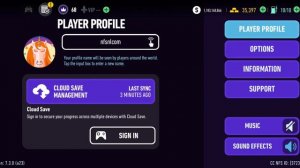 How do I change the game account for Need for Speed No Limits on Android?
