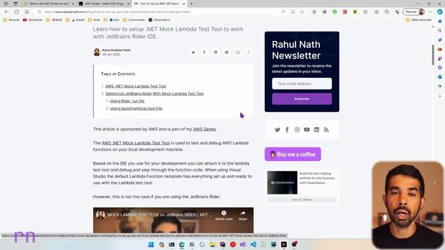 AWS TOOLKIT on JetBrains Rider IDE | .NET ON AWS | Serverless | Amazon смотреть онлайн