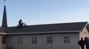 A little roof top ridding 