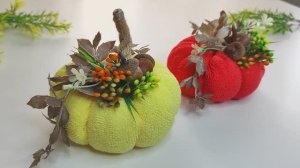 ТЫКВА ИЗ КУХОННОЙ САЛФЕТКИ СВОИМИ РУКАМИ! ХЭЛЛОУИН!