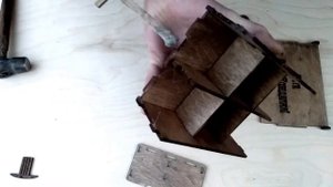 Деревянная подарочная коробка под 6 стопок. Изготовление на лазерном станке