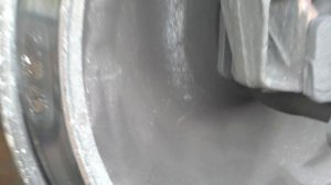 Ползун на колесе железнодорожного вагона.