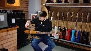 Обзор электроакустической сайлент-гитары Yamaha SLG100s Indonesia 2000s | SKIFMUSIC.RU